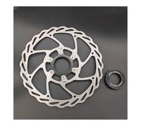 Front Rear Brake Disc Centerlock Disc RS6 Rotor 140mm 160mm 180mm Road Bike Center Lock Heat Dissipation Disk For Bicycle Mountain Parts