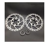 Front Rear Brake Disc Centerlock Disc RS6 Rotor 140mm 160mm 180mm Road Bike Center Lock Heat Dissipation Disk For Bicycle Mountain Parts