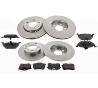 Front, Rear Brake Discs Pads Kit For AUDI A1, A2, A3, SEAT IBIZA, LEON, TOLEDO