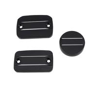 Front Rear Brake Fluid Reservoir Cover For Desert X For Scrambler 1100 800 For Sport For Dark For PRO Front Rear Brake Fluid Reservoir Cap Cylinder Cover(Black)