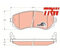 FRONT / REAR BRAKE PAD SET DISC BRAKE FITS: FITS FOR NISSAN PULSAR VI HATCHBA