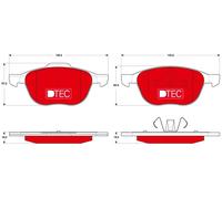 FRONT / REAR BRAKE PAD SET DISC BRAKE FITS: FORD C-MAX II 1.6 TI/1.6 ECOBOOST
