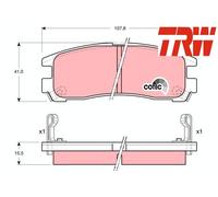 FRONT / REAR BRAKE PAD SET DISC BRAKE FITS: PROTON PERDANA 2.0 I 16V/2.0 I V6