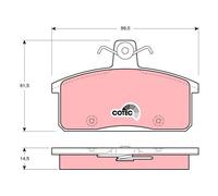 FRONT / REAR BRAKE PAD SET DISC BRAKE FITS: SUZUKI SIERRA CLOSED OFF-ROAD VEH