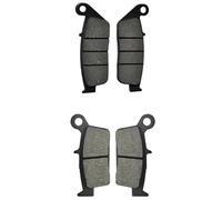 Front Rear Brake Pads Motorcycle Brake Pads Front&Rear For AX-1 QX 1 AX1 NX250 NX 250 J/K/R/R3 89-94 For CRM250 For CRM 250 R (RK) MK1 MD24 1989 1990(1 Set 4Pcs)