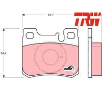 FRONT / REAR BRAKE PADS SET GDB1130 TRW I
