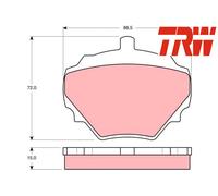 FRONT / REAR BRAKE PADS SET GDB974 TRW I