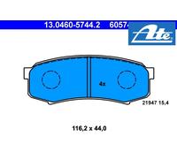 FRONT / REAR BRAKE PADS SET LEFT & RIGHT SIDE 13.0460-5744.2 ATE I