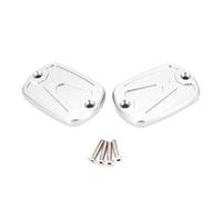 Front Rear Brake Tank Reservoir Cap For For Tmax 560 530 500 DX SX For T-max For Tmax560 For Tmax530 For Tmax500 2004-2022 Gas Fuel Tank Cap(SILVER)