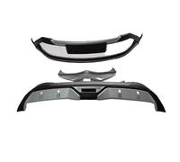 Front+ Rear Bumper Diffuser Bumpers Lip Protector Guard Skid Plate ABS Chrome, Compatible For Toyota CHR C-HR IZOA 2017 2018 2019 17 18 19(FRONT REAR)