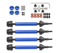 Front Rear CVD Driveshaft Parts For Arrma 3s For Big For Rock V2 1/10 | Metal CVD driveshafts for RC Car Upgrades and Parts improve torque transfer and durability greatly Parts