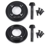 Front Rear Diff Gear Differential Set 47T 12T For 8IGHT-T RTR 1/8 | RC Car Upgrade Parts Steel Diff Gear Set For Smooth Power Split And Quick Simple Axle Mount Accessories