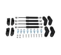 Front Rear Door Opener Kit, Steel Anodized Black Door Shocks Struts for Maverick X3, Automatic Door Opener Set with Easy Installation for Maverick X3 Max 2017 - Up