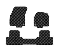 Front & Rear Floor Mats to fit the Land Rover Range Rover Evoque 2013-2019 | Tailored Front & Rear Floor Mats, Waterproof & Durable, Heavy Duty Rubber, Suitable for All Weather, 3mm Thickness, Black