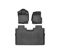 Front rear floor mats Waterproof And Protective Car Floor Mats 4-door Rubber Car Floor Mats For Ford F150 2015-2024