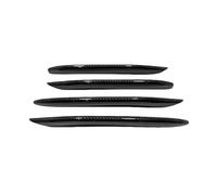 Front Rear Fog Light Lamp Cover Eyebrow Eyelid Garnish Trim Compatible With Mercedes Benz C Class W206 2021 2022 C200 C260 C300 AMG(Carbon fiber front)