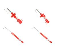 Front + Rear Koni Active Uprated Shock Absorber Set VX-SA1299 for ABARTH PUNTO