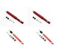 Front + Rear Koni Classic Red Uprated Shock Set PO-CL1094 for PORSCHE 912