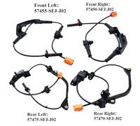 Front Rear Left Right 57475-SFJ-J02 57470-SFJ-J02 57455-SFJ-J02 57450-SFJ-J02 ABS Wheel Speed Sensor(Front Left)
