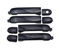 Front Rear Left Right Car Outside Exterior Door Handles for Nissan for Versa 2007-2012 82641EL12A 82646-EL12B 82641-EL12A Door Handles(Front Rear 4PCS)