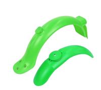 Front Rear Mudguard for Xiaomi M365 Pro Pro2 Mi3 Electric Scooter Splash-Proof Fender Back Wing Kickscooter Replace Accessories(grn)