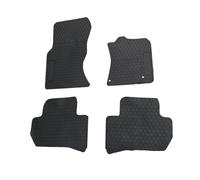 Front & Rear Rubber Floor Mats to fit Land Rover Range Rover Velar 2017 On | Tailored Front & Rear Floor Mats for Front & 2nd Row, Waterproof & Durable, Heavy Duty Rubber, All Weather, Black