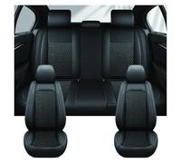 Front Rear Seat Protectors For A6 For Avant 4f C5 C6 C7 A3 8P A4 B6 B8 B7 Interior Durable Universal Luxury Car Seat Covers(Black)