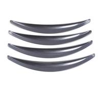 Front Rear Splash Fender Guard For Model 3 2017-2021 4Pcs Set Car Wheel Eyebrow Arch Trim Side Fender(Grey)