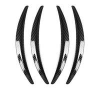 Front Rear Splash Fender Guard For Model 3 2017-2021 4Pcs Set Car Wheel Eyebrow Arch Trim Side Fender(Carbon Fiber)