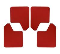 Front Rear Splash Fender Guard For Ram For ProMaster 15" X 11.5" 4Pcs Wide Racing Rally Mud Flaps Mudflaps Guards Fender Mudguard Splash Mudflap(4pcs-set Red)