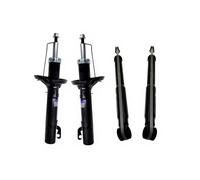 Front Rear Strut Compatible for VW JETTA II 19E 1G2 165 GOLF II 1G1 1J0513025C 1J0413031B 191513031A 191413031A 6RD413031H Pre-Assembled Suspension Replacement Kit(FRONT RIGHT)