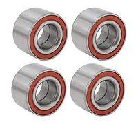 Front Rear Wheel Bearings 293350118 Durable Noise Reduction Double Sided Rubber Seals Rust Resistant Replacement for Commander 1000 850 800 650 Outlanders 2005 2019 4 Pack