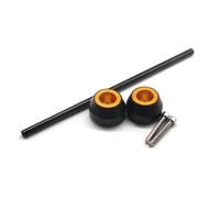 Front Rear Wheel Fork Axle Sliders Crash Protector Pad For FZ1 For FAZER FZ 1 For FAZER 2006-2015 Anti-Collision Slider Ball Falling Protector Slider(Gold,FRONT)