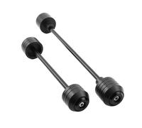 Front Rear Wheel Fork Stand Fit For SUZUKI GSXR GSX-R 600 750 2011-2014 Front Rear Wheel Slider Fork Axle Crash Protector Swing Arm Pad Guard Motorbike Stand(Black)