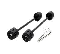 Front Rear Wheel Fork Stand Support Pad Fit For SUZUKI GSXR600 GSXR750 K8 K9 K10 GSX-R 600 750 2008 Rear Front Axle Fork Crash Slider Motorbike Wheel Protector(Black)