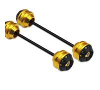 Front Rear Wheel Slider Compatible with Suzuki for GSX-S750 2015 2016 2017 2018 2019 2020 2021 2022 Motorcycle Front Rear Wheel Fork Axle Sliders Cap Protector Kit