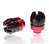 Front Rear Wheel Sliders 2Pcs Universal Motorcycle Front Rear Fork Wheel Crash Protector Anti-Falling Frame Slider Protector Motorcycle Crash Protect Motocross