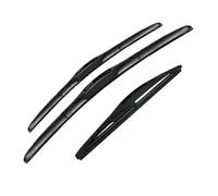 Front Rear Windscreen Wiper Blade For Su&baru Impreza Hatch G3 2007 2008 2009 2010 2011 3PC Window Winshield Brushes Accessories Wipers blade