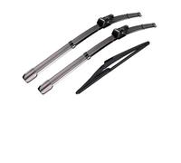 Front & Rear Windshield Wiper Blades Premium Durable Clear Vision Stable for Abarth 595/595C 2008-2023,RHD