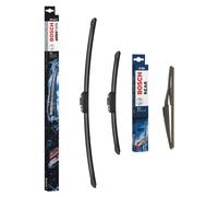 Front + Rear Wiper Blade Set For Mitsubishi Outlander 2021-Onward BOSCH AEROTWIN