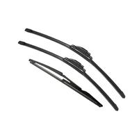 Front Rear Wiper Blades Brushes For Fiat For Panda 169 2003-2012 Window Windscreen Windshield 3PCS