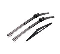 Front Rear Wiper Blades For Ford For Ka MK2 2009 2010 2011 2012 2013 2014 2015 Windshield Brush Windscreen CFCKHPTHAZ(LHD Front Rear)