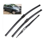 Front + Rear Wiper Blades Set for Citroen Picasso Senna Xsara 26"26"16" 2005-2010, Windshield Brushes Windscreen Window Water Wash Snow-Proof Ice-Resistant Frame