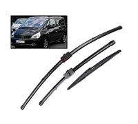 Front + Rear Wiper Blades Set for Renault Espace IV 2002-2014, Windshield Brushes Windscreen Window Water Wash Snow-Proof Ice-Resistant Frame