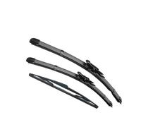 Front Rear Wiper Blades Set For Vauxhall/For Opel For Zafira B 2005 2006 2007 2008 2009 2010 2011 Windshield Windscreen Window 28"+22"+14" IENQBVL(Left hand drive)