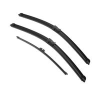 Front Rear Wiper Blades Set For X5 E70 2006 2007 2008 2009 2010 2011 Windshield Windscreen Front Rear Window 24"+20"+15" IENQBVL(Left Steering Front Rear Wiper)
