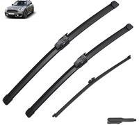 Front Rear Wiper Blades Set Kit for Mini Countryman F60 2017-2023 23in+21in+10in Windscreen Windshield, All Weather Performance Wiper Blade Set Accessories