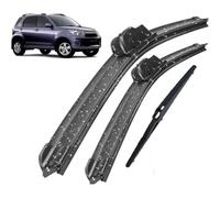 Front & Rear Wiper Blades Set Kit For Terios J200 F700 2006-2017 Windshield Windscreen Window 21"18"12 Clean the windshield