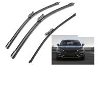 Front Rear Wipers Kit for Seat Leon 2012-2024, Windshield Wiper Blade Durable Wiper Front and Rear Wiper Blades Set Accessories