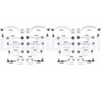 FRONT REPAIR KIT, CONTROL ARM TC1300KIT DELPHI